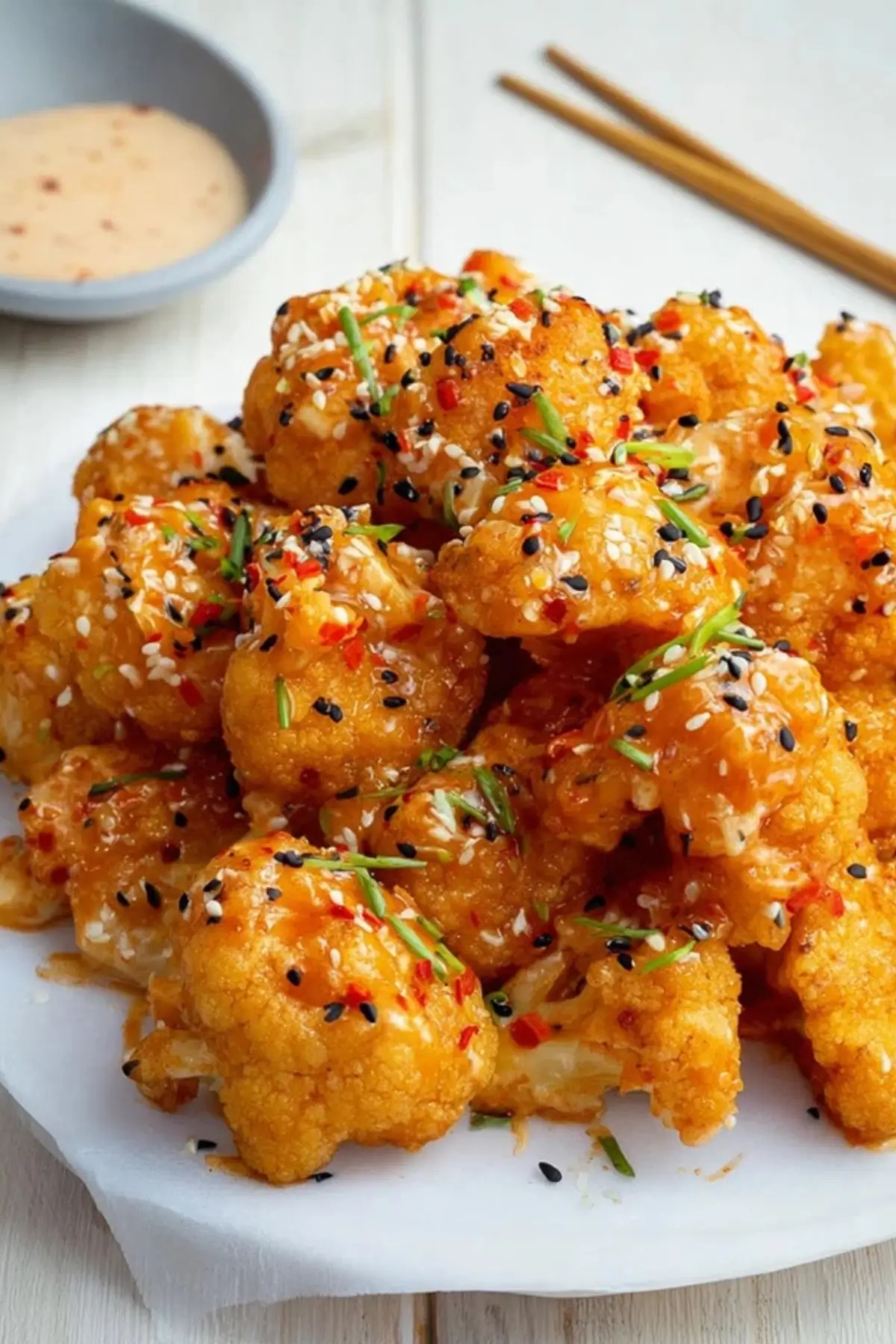 Bang Bang Cauliflower Recipe - Crispy and Flavorful - Recipe by Katherine