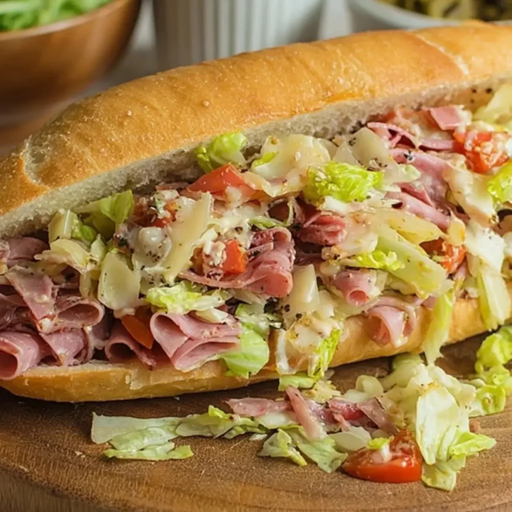 Chopped Italian Sandwich Recipe - 10-Minute Delicious Trend - Recipe by ...