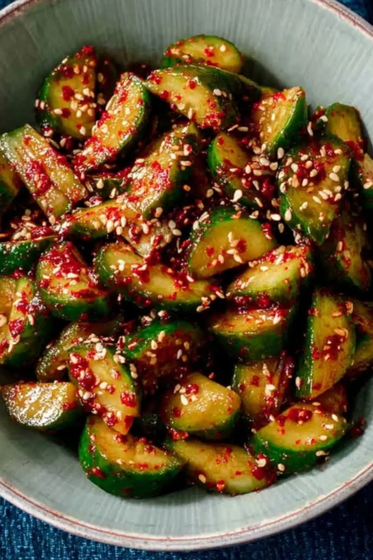 Spicy Korean Cucumber Salad: Easy & Delicious Recipe - Recipe by Katherine